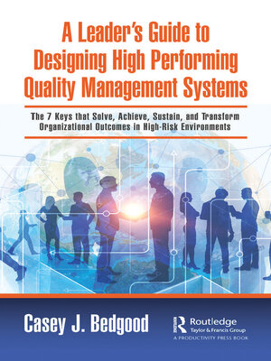 cover image of A Leader's Guide to Designing High Performing Quality Management Systems